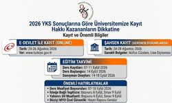 OKÜ’de 2026 YKS kayıtları için önemli tarihler