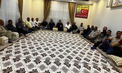 MHP Ceylanpınar İlçe Başkanı Halil Tetik Kurum Amirlerini Evinde Ağırladı