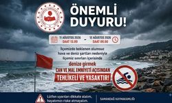 Hatay Samandağ’da Denize Giriş Yasaklandı