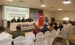 Hizmet-İş Sendikası Adana Şubesi başkanlığına yeniden Bekir Hakan Durna seçildi