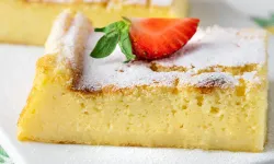 Kek ile puding aynı tarifte buluştu! İşte nefis limonlu kek