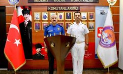 Mersin İl Emniyet Müdürü Aktaş'tan Güçlü ve Baysal'a ziyaret