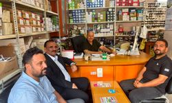MHP Ceylanpınar İlçe Başkanlığı Esnaf Ziyaretini Sürdürdü
