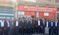 MHP Ceylanpınar Teşkilatı Eyyübiye İlçe Kongresi'ne Katıldı