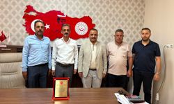 Ceylanpınar'da MHP Heyeti, Sosyal Hizmetler Müdürü Yusuf Dorak ile Bir Araya Geldi