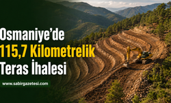 Osmaniye’de 115,7 Kilometrelik Teras İhalesi