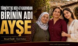 Türkiye’de Her 47 Kadından Birinin Adı Ayşe