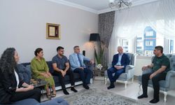 Vali Davut Gül 15 Temmuz Gazisinin Evine Konuk Oldu