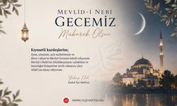 Kadirli Müftüsü Yakup Etik’ten Mevlid Gecesi Mesajı