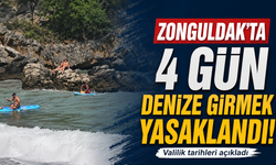 Zonguldak’ta 4 gün denize girmek yasaklandı!