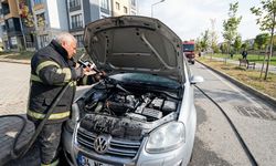 Dörtyol Kuzuculu’da Araç Yangını Çıktı
