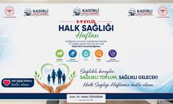 Kadirli Devlet Hastanesi’nden Halk Sağlığı Haftası Mesajı