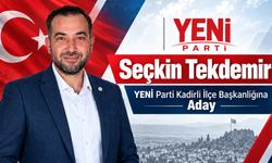 Seçkin Tekdemir YENİ Parti Kadirli İlçe Başkanlığına Aday