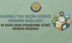 Kadirli TSO’da Organ Seçimleri 1 Ekim’de Yapılacak