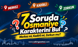 7 Soruda Osmaniye Karakterini Bul