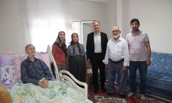 Erzin Kaymakamı Yunus Emre Akpınar Mustafa Börklü’yü Ziyaret Etti