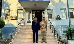 Dörtyol Kaymakamı Keklik'ten Jandarma Komutanı Yanar'a Ziyaret