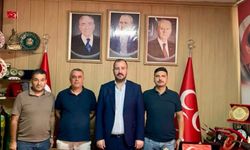 MHP Başkanı Yener Tuncer’e Muhtar Erkan Çelik’ten Ziyaret