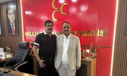 Murat Hazar’dan MHP Ceylanpınar Başkanı Tetik’e Ziyaret