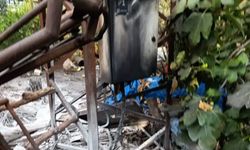 Düziçi Bostanlar Köyü'nde Yıldırım Su Kuyusunu Vurdu