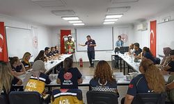 İskenderun’da Sağlık Personeline Yangın Eğitimi