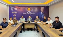 AK Parti Düziçi Teşkilatı Yeni Binasında Bir Araya Geldi