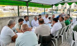 AK Parti teşkilatından Cuma Aksu’nun ailesine taziye ziyareti