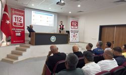 Anamur ilçesinde muhtarlara 112 Acil Çağrı Merkezi hakkında bilgi verildi