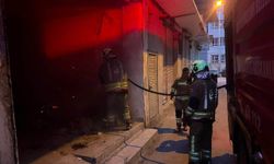 Antakya’da Metruk İş Yerinde Yangın
