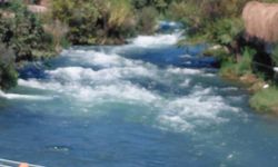 Antalya’da Aşağı Düden Şelalesi Ziyaretçileri Büyülüyor