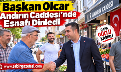 Başkan Olcar Andırın Caddesi’nde Esnafı Dinledi