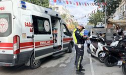 Burdur'da motosikletten düşen sürücü yaralandı
