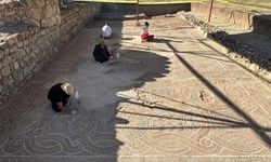 Eskipazar'daki 1600 Yıllık Sarayın Mozaikleri Yenilendi