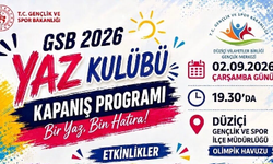 GSB 2026 Yaz Kulübü Coşkulu Bir Kapanış Programıyla Veda Ediyor