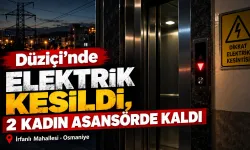 Düziçi’nde Elektrik Kesildi, 2 Kadın Asansörde Kaldı