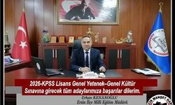 Erzin İlçe Milli Eğitim Müdürü Erhan Kenanoğlu’ndan KPSS Adaylarına Başarı Mesajı