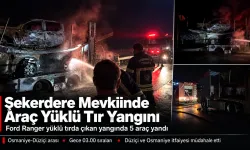 Düziçi - Şekerdere’de Tır Yangını