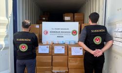 Gümrükler Muhafaza ekipleri Mersin'de 1,7 ton reçetesiz satılması yasak olan pregabalin ele geçirdi