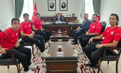 Hasanbeyli Spor Kulübü sporcularından Kaymakam Yelli’ye ziyaret