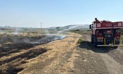 Hatay Antakya’da Otluk Alan Yangını Kısa Sürede Söndürüldü