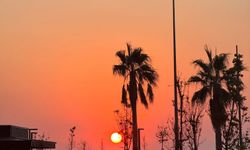 Hatay İskenderun Sahilinde Gün Batımı Büyüledi