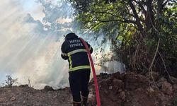 Hatay Kırıkhan’da Bahçe Yangını Paniğe Neden Oldu