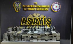 Hatay'da 2 bin 410 paket kaçak sigara ele geçirildi