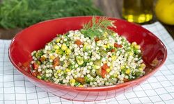 Pratik Ve Doyurucu Meksika Fasulyeli Kuskus Salatası Nasıl Yapılır?