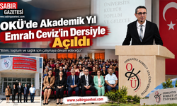 OKÜ’de Akademik Yıl Emrah Ceviz’in Dersiyle Açıldı