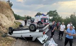 Osmaniye Sumbas’ta Kaza Otomobil Takla Attı 2 Yaralı