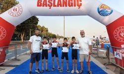 Osmaniyeli Sporcular Mersin’de Aquatlon’da Derece Yaptı