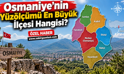Osmaniye’nin Yüzölçümü En Büyük İlçesi Hangisi?