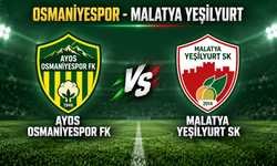 Osmaniyespor–Malatya Yeşilyurt Maçı Muhtemel 11’leri