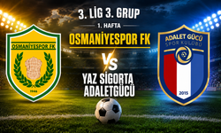 Osmaniyespor - Yaz Sigorta Adaletgücü Maçı Hakem Kadrosu Belli Oldu